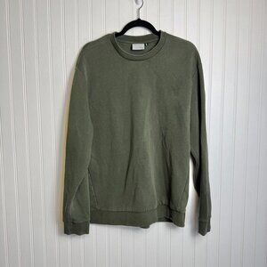 Larsson & Co Green Crew Neck Men's Pullover Sweatshirt Size Medium M23